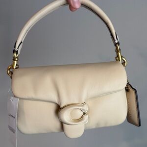 Coach Pillow Tabby Bag 18 -Ivory